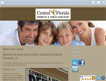 Tablet Screenshot of kissimmeesmile.com